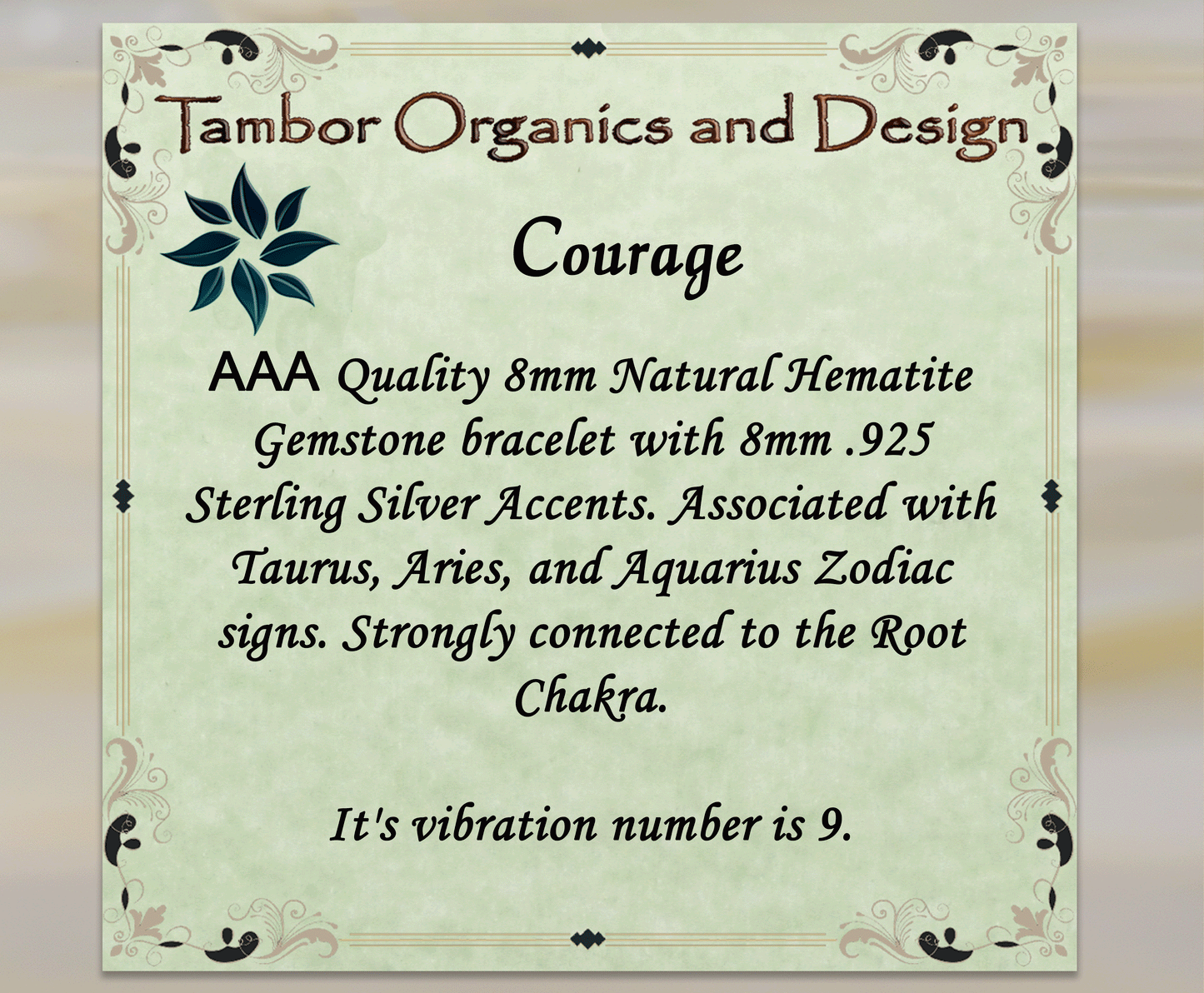 Courage Bracelet, AAA Natural Hematite Gemstone, .925 Sterling Silver, Good Fortune. Aries, Aquarius, Zodiac, Root Chakra
