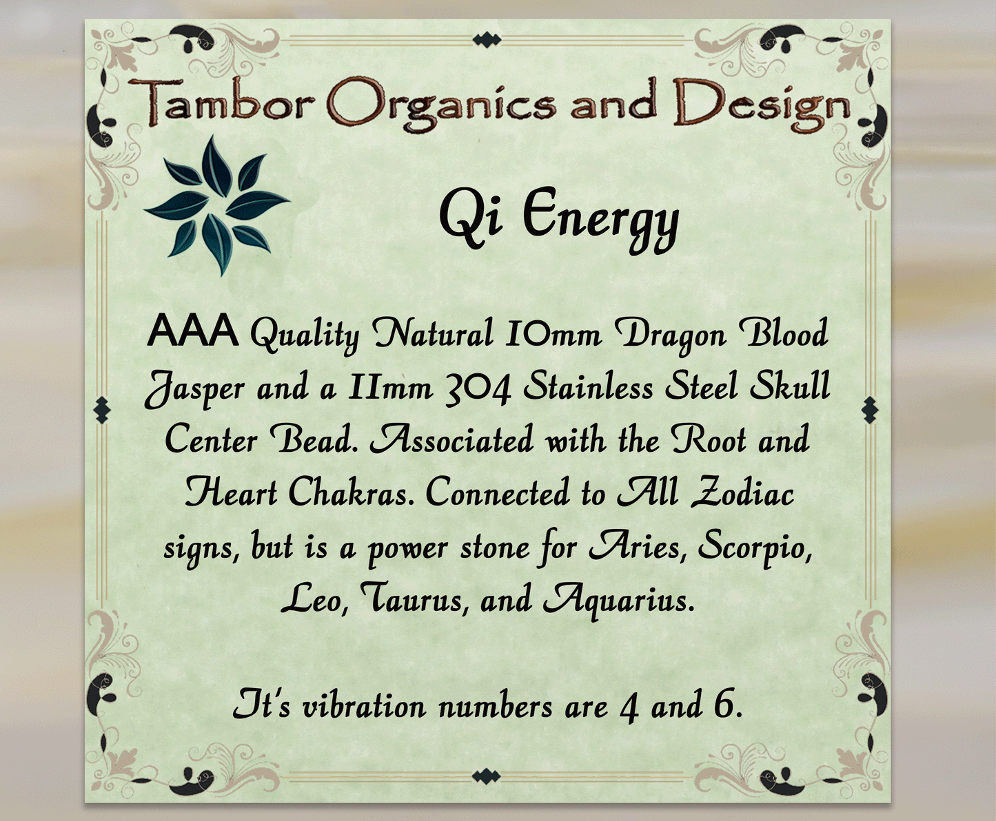 Qi Energy Bracelet, AAA Dragon Blood Jasper, 304 Stainless Steel Skull, Personal Power, Life Force, Scorpio, Leo, Aries, Root, Heart