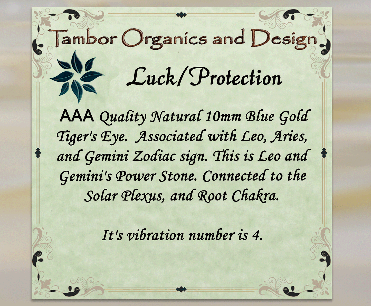 Luck and Protection Bracelet, AAA Natural Blue Gold Tiger's Eye, Stabilizing, Wealth, Leo, Aries, Gemini, Solar Plexus, Root Chakra