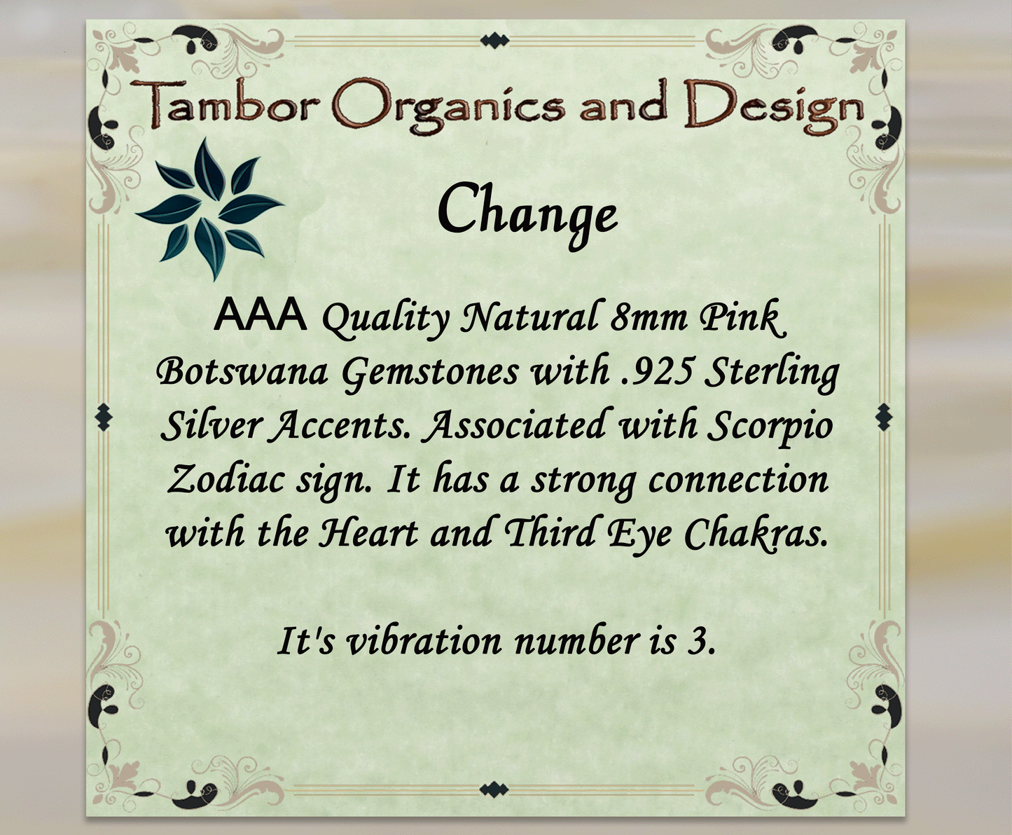 Change Bracelet, AAA Natural Pink Botswana Agate, 925 Sterling Silver, Focus, Problem Solving, Heart, Third Eye, Scorpio Zodiac
