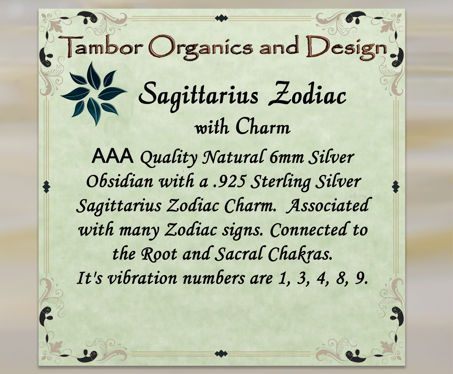 Sagittarius Zodiac Bracelet, AAA Natural Silver Obsidian Bracelet, Zodiac Charm, Empathy Bracelet, Intuition & Perception Bracelet