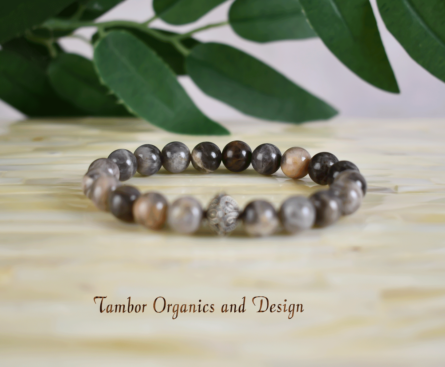 Auric Protection Bracelet, AAA Quality Black Moonstone, .925 Sterling Silver Bali Bead, Moon Energy, All Zodiac Signs, 5 Chakra Balancing