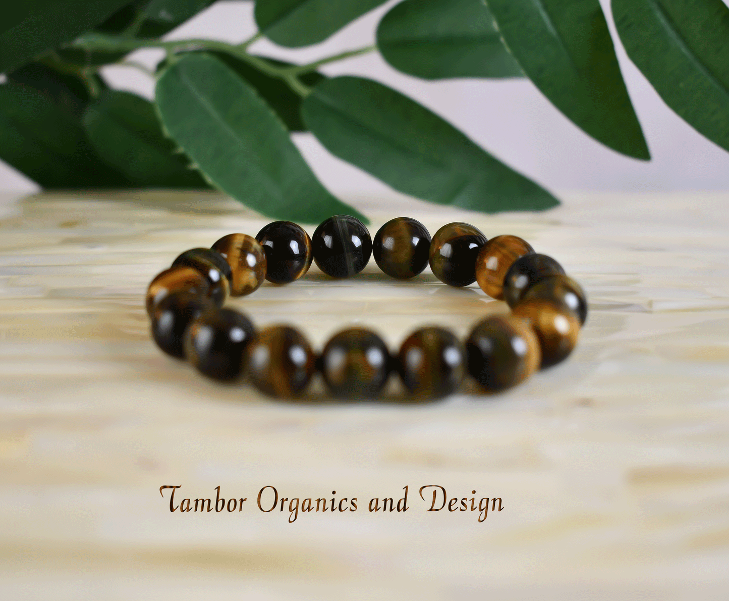 Luck and Protection Bracelet, AAA Natural Blue Gold Tiger's Eye, Stabilizing, Wealth, Leo, Aries, Gemini, Solar Plexus, Root Chakra