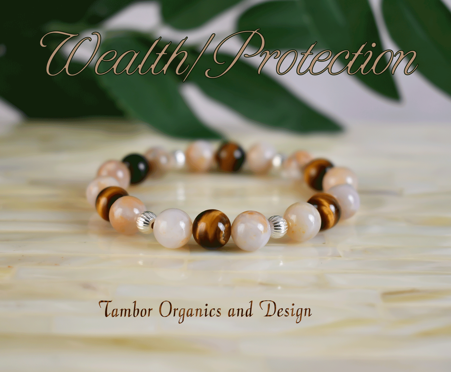 Wealth Protection Bracelet, AAA Natural Tiger Eye Bracelet, AAA Natural Australian Agate, Leo, Gemini, Virgo Zodiac, Solar Plexus