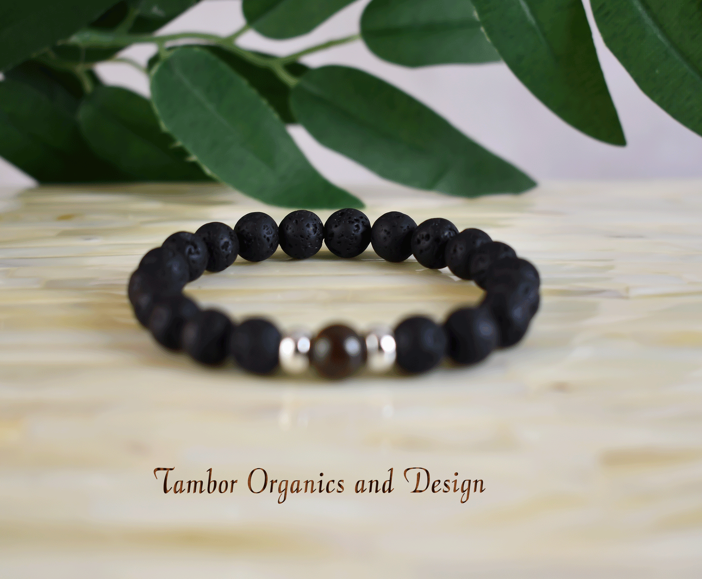 Grounding - Resilience Bracelet, AAA Natural Lava Stone, AAA Natural Bronzite, Base, Sacral Chakra, Leo, Taurus, Cancer Zodiac, Frequency 9