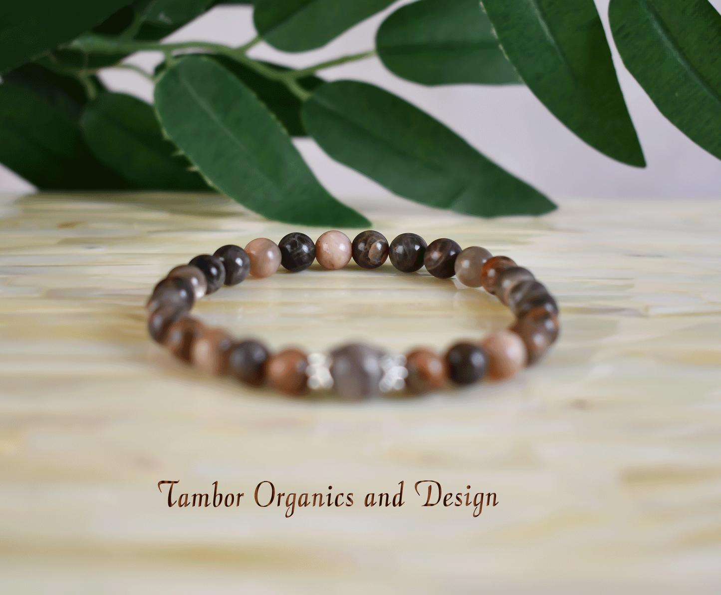AURIC PROTECTION, AAA Natural Black Moonstone, Antique Silver Accents, Moon Energy, All Zodiac Signs, 5 Chakra Balancing