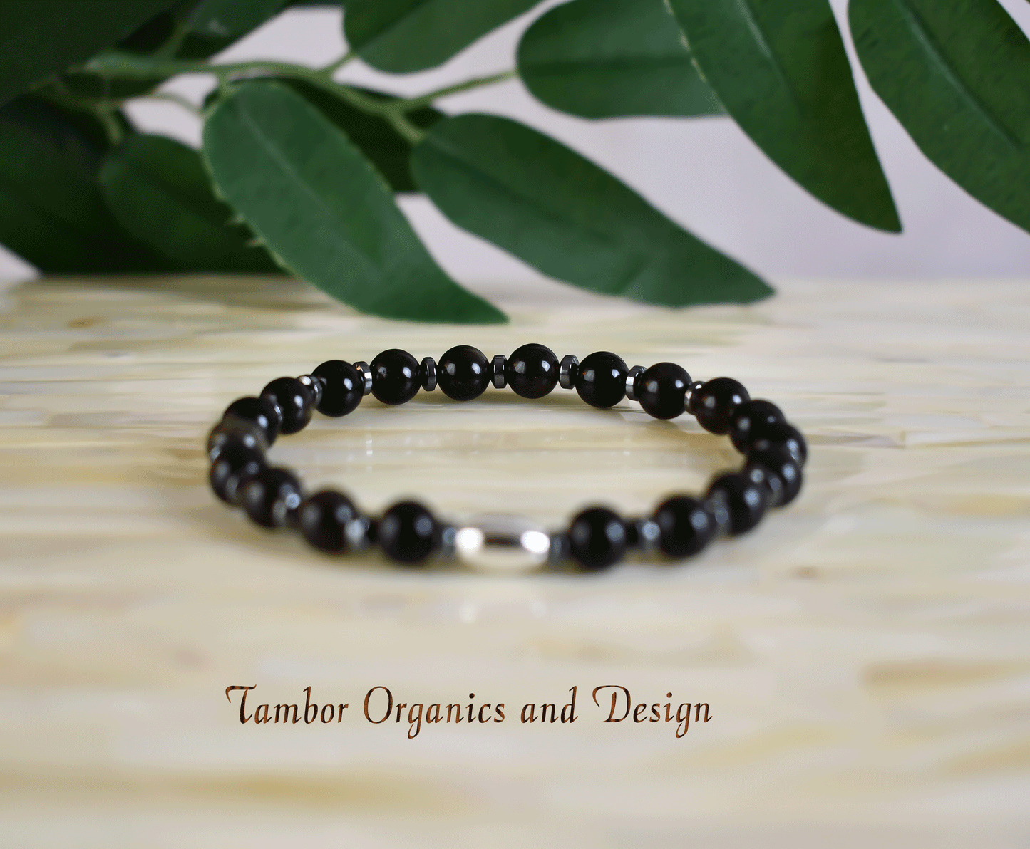 Double Protection Bracelet, AAA Black Obsidian Bracelet, Hematite Round Protection Gemstones, Aries, Capricorn, Sagittarius, Root & Sacral