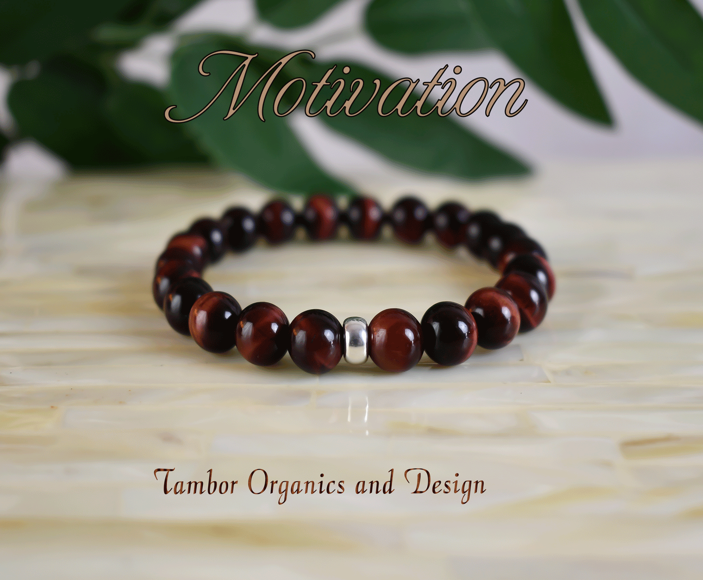 Motivation, AAA Natural Red Tiger Eye Bracelet Red Tiger's Eye Bracelet, Capricorn Bracelet, Root, Sacral and Solar Plexus Chakra