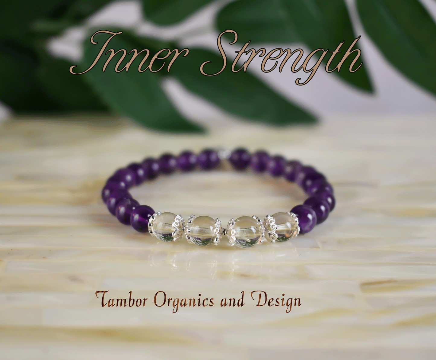 Inner Strength Bracelet, AAA Natural Purple Amethyst energy, Citrine Prosperity, Confidence, Crown Chakra, Virgo, Pisces, Aquarius