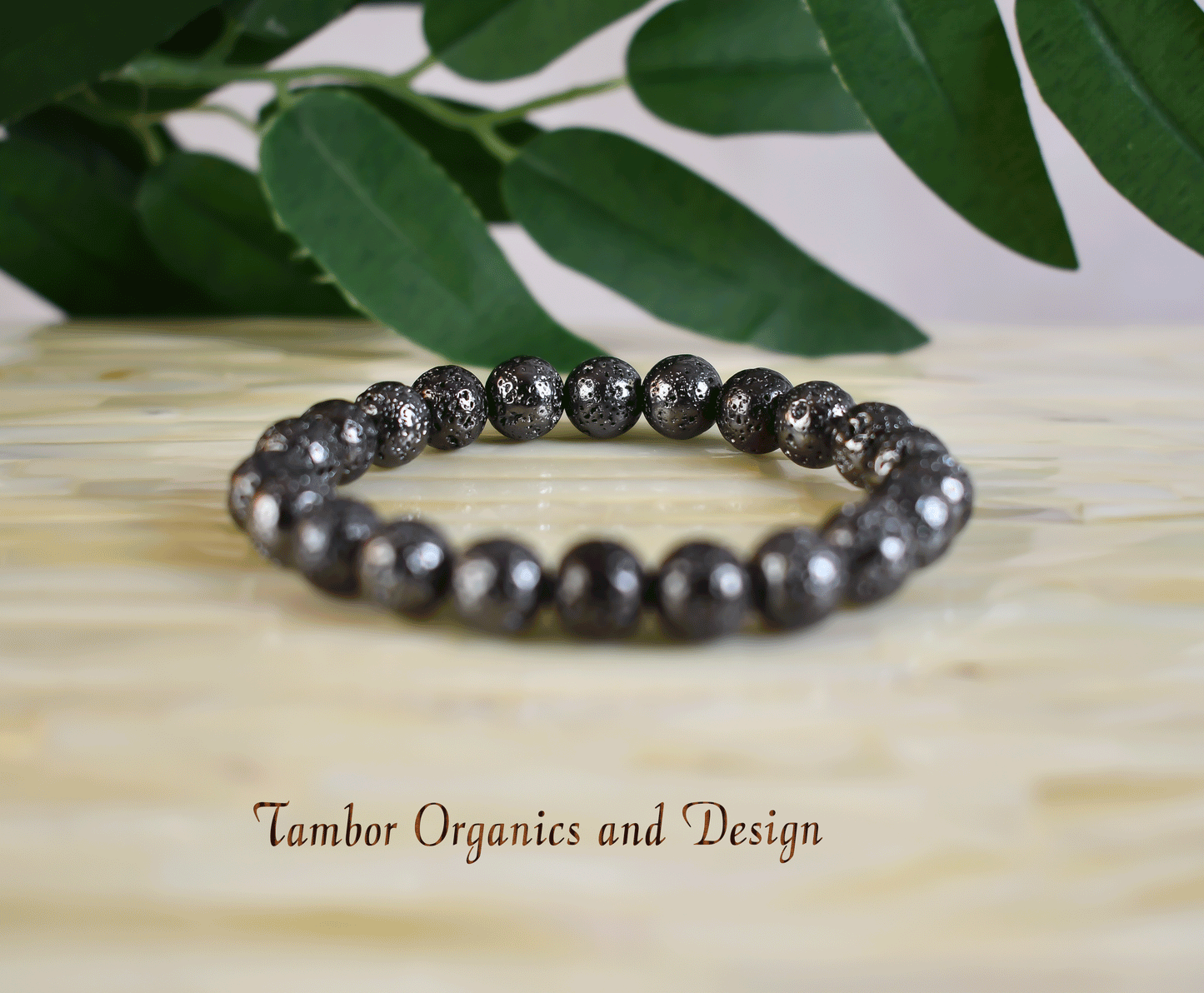Breakthrough Bracelet, AAA Gun Metal Lava Stone, Balance, Cancer, Taurus, Leo, Capricorn, Root Chakra
