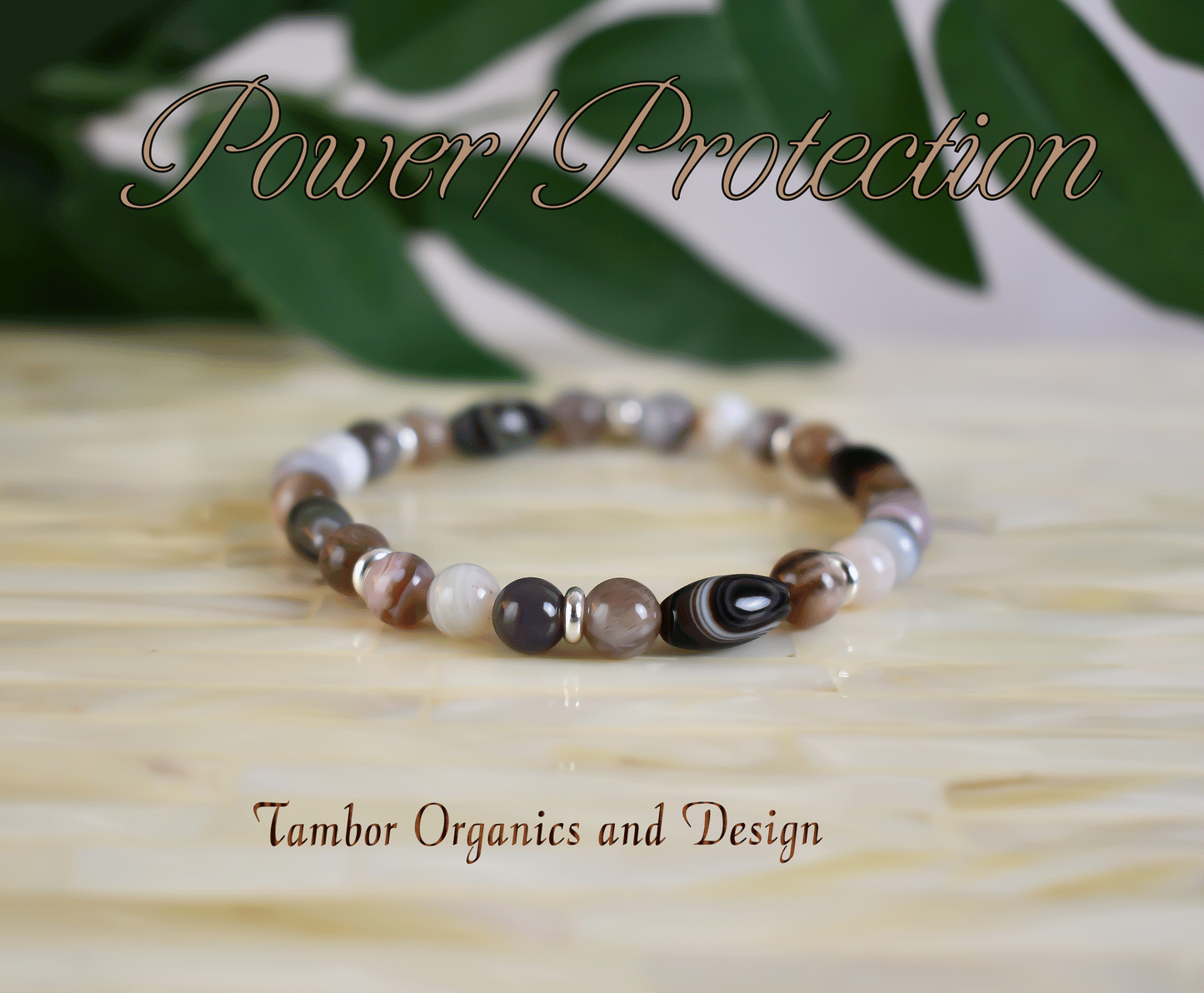 Power Protection Bracelet, AAA Natural Botswana Agate Bracelet, AAA Tibetan Agate, AAA Brown Sunstone Bracelet, Anti-Evil, Sacral, Root