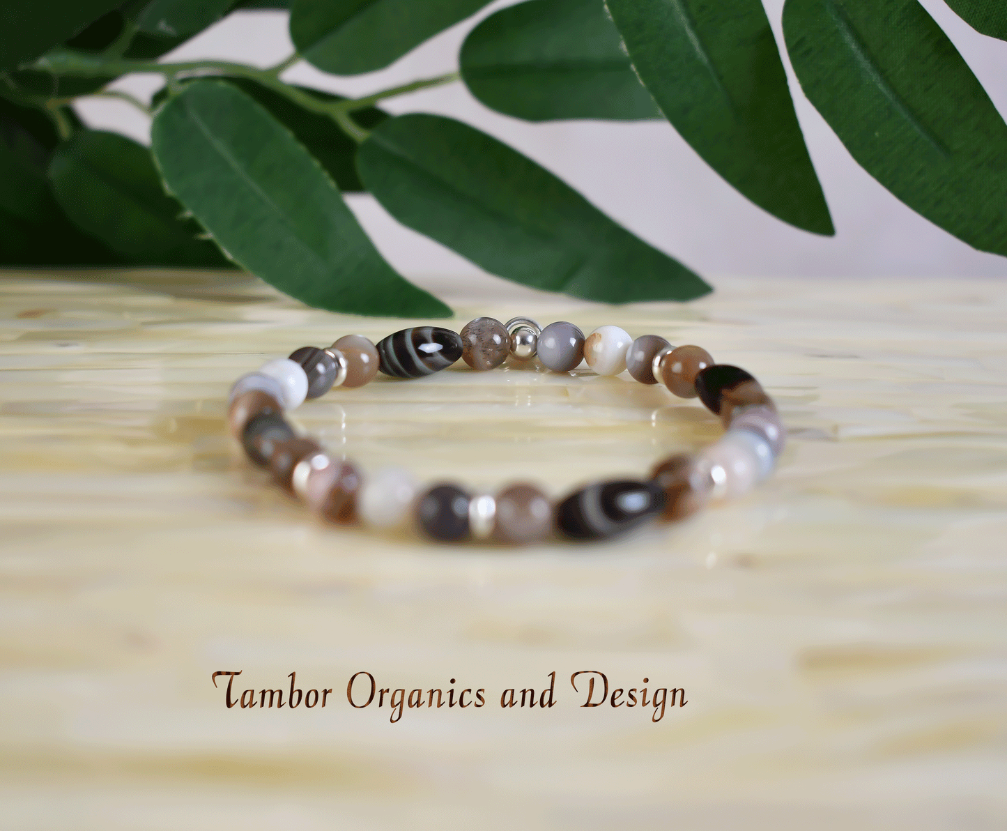 Power Protection Bracelet, AAA Natural Botswana Agate Bracelet, AAA Tibetan Agate, AAA Brown Sunstone Bracelet, Anti-Evil, Sacral, Root