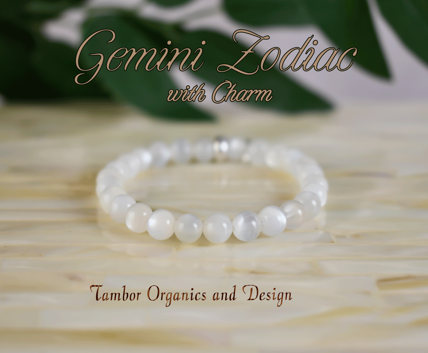 Gemini Zodiac Bracelet, AAA Quality White Moonstone, .925 Sterling Silver Charm, Authentic Self, Sacral, Third Eye, Crown Chakra
