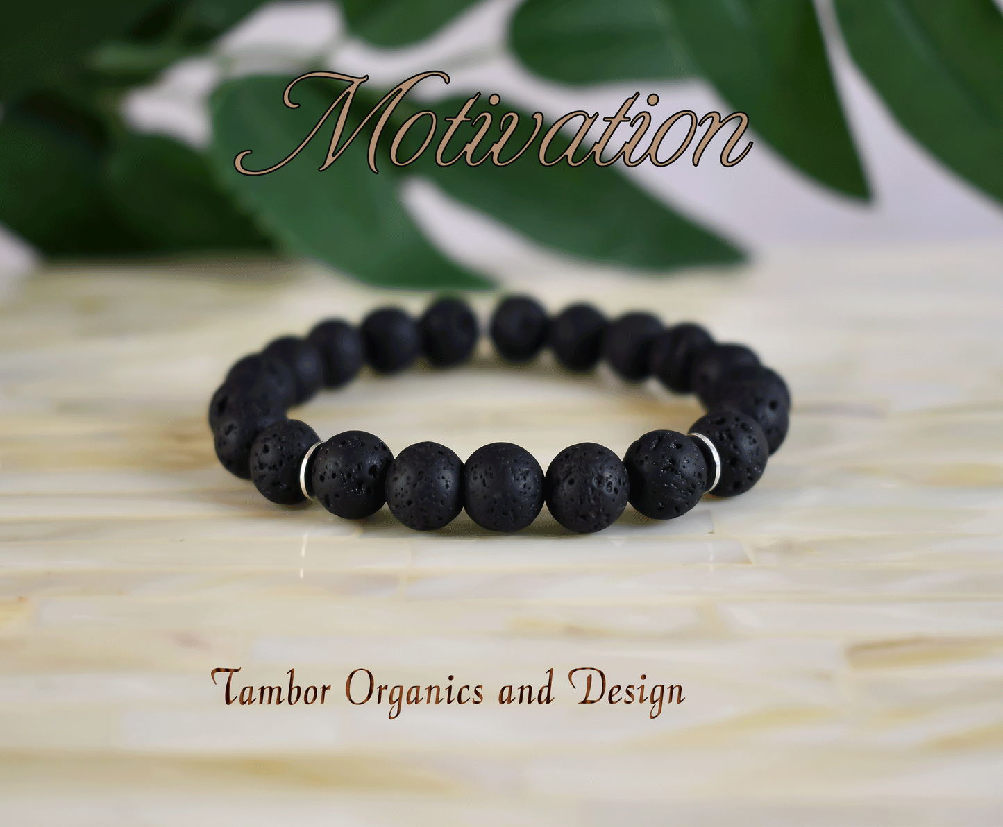 Motivation Bracelet, AAA Natural Lava Balance Bracelet, Base, Sacral Chakra, Leo Zodiac, Taurus, Cancer, Frequency 9