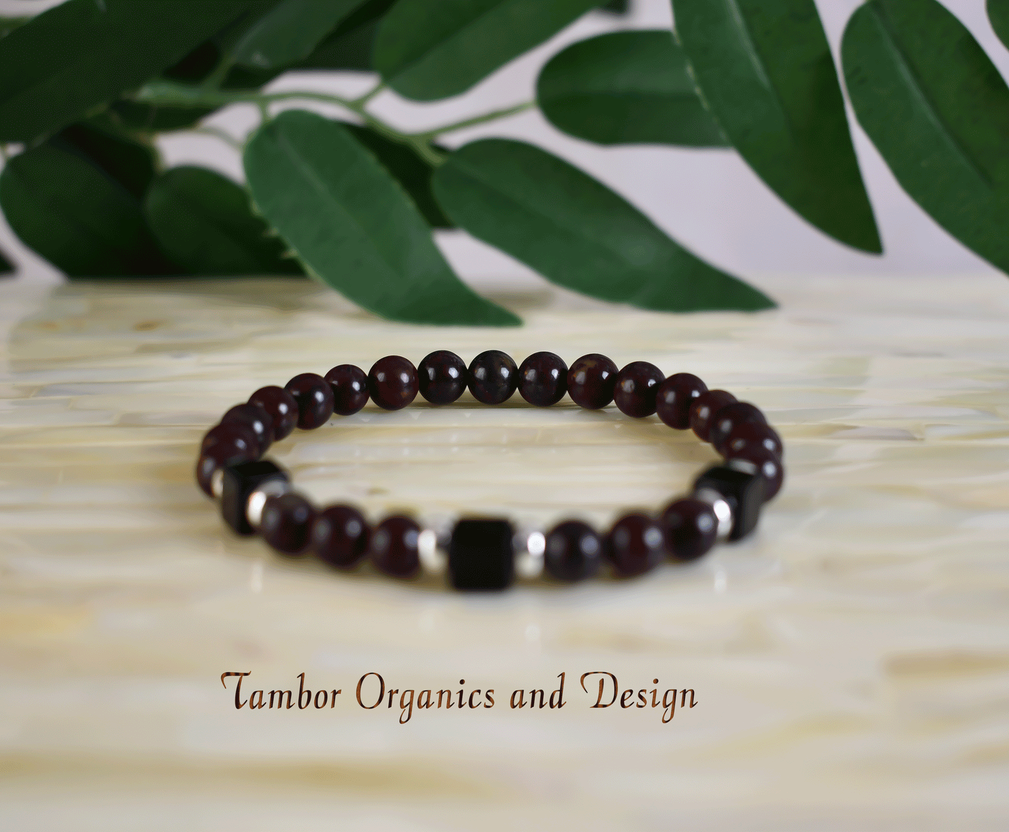 Stone of Strength, AAA Natural Red Brecciated Jasper, AAA Natural Black Onyx, .925 Sterling Silver, Vitality, Root, Sacral Chakra, Aries Zodiac