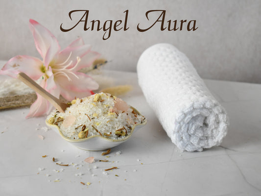 All Organic Angle Aura Calming Bath Salt - Organic Essential Oils