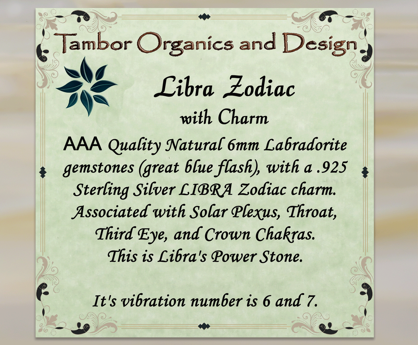 Libra Zodiac Bracelet, AAA Quality Black Labradorite, 925 Sterling Silver Charm, Clarity & Serendipity, Crown, Third Eye Chakra, Frequency 6