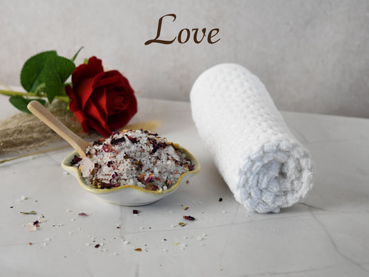 All Organic Love Intention Bath Salt - Organic Essential Oils