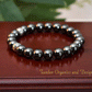 Courage - Endurance Bracelet, AAA Natural Hematite Gemstone with .925 Sterling Silver Accents - 8mm