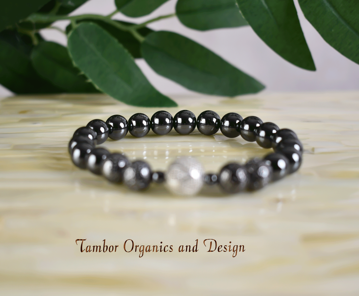 Luck & Balance Bracelet, AAA Gun Metal Lava Stone, AAA Natural Onyx , AAA Natural Hematite,  Taurus, Aries, Aquarius, Root Chakra