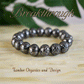 Breakthrough Bracelet, AAA Gun Metal Lava Stone, Balance, Cancer, Taurus, Leo, Capricorn, Root Chakra