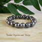 Breakthrough Bracelet, AAA Gun Metal Lava Stone, Balance, Cancer, Taurus, Leo, Capricorn, Root Chakra