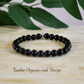 Capricorn Zodiac Bracelet, AAA Black Onyx Bracelet, Charm Bracelet, Balance & Wellbeing. Intuition Boosting,  Root, Solar Plexus, Third Eye