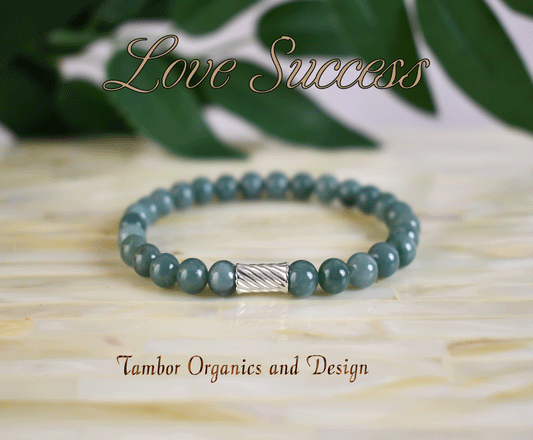 Love Success Bracelet, AAAAA Natural Rare Guatemalan Jade, 925 Sterling Silver, Success,  Prosperity, Status, Wealth, Heart Chakra
