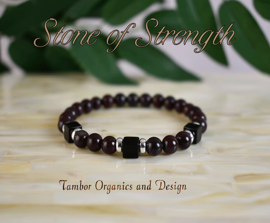 Stone of Strength,  AAA Natural Red Brecciated Jasper, AAA Natural Black Onyx, .925 Sterling Silver, Vitality, Root, Sacral Chakra, Aries Zodiac