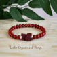 Truth Bracelet, AAA Natural Cinnabar Stones, AAA Natural Cinnabar Pi Xiu, Self Discovery, Release Attachments, Leo, Root Chakra