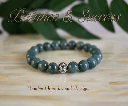 Balance and Success Bracelet, AAAAA Natural Rare Guatemalan Jade, 925 Sterling Silver, Success,  Prosperity, Status, Wealth, Heart Chakra