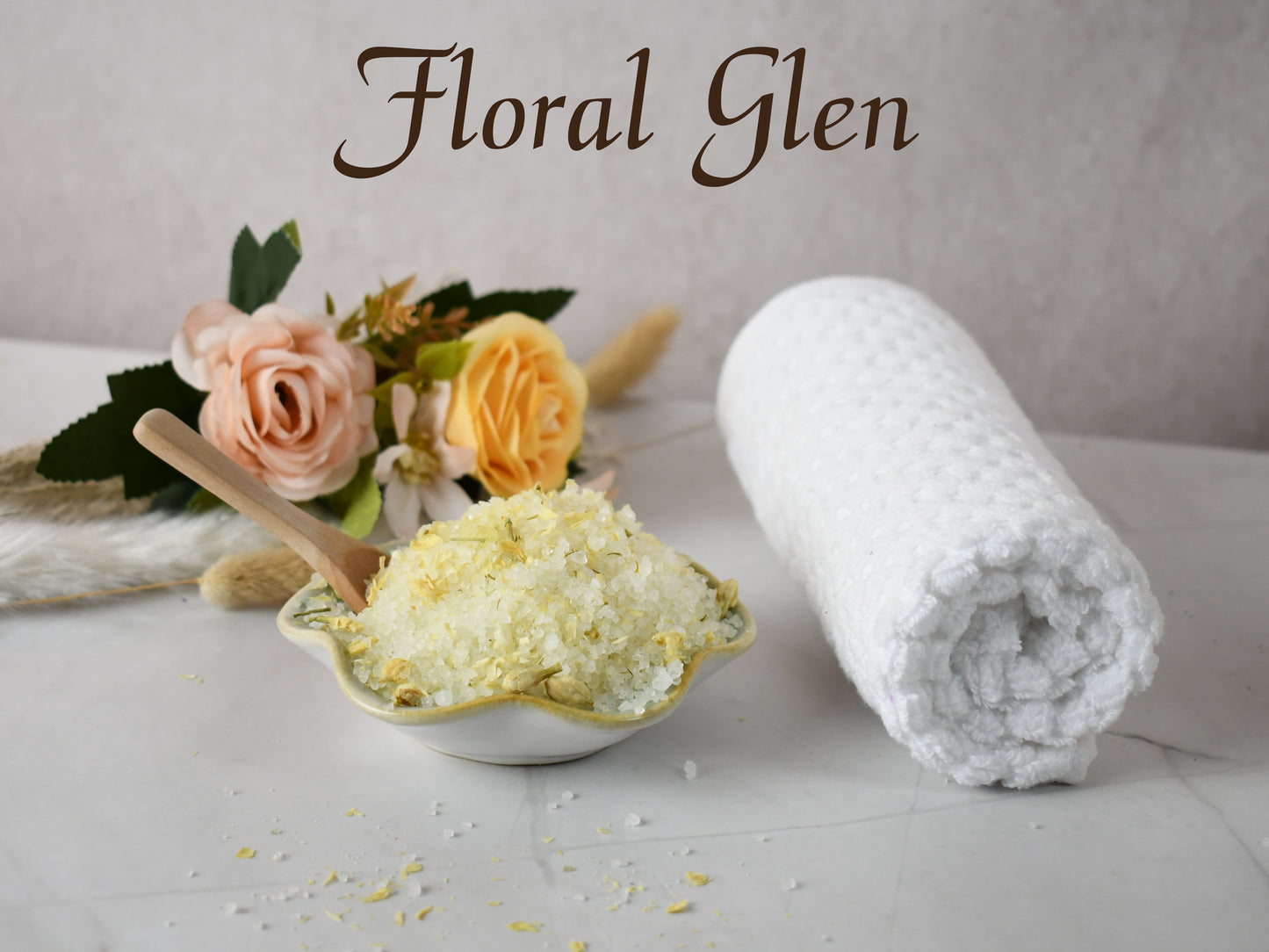 All Organic Floral Glen Relaxing Bath Salt - Organic Essential Oils