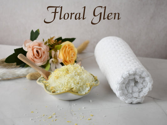 All Organic Floral Glen Relaxing Bath Salt - Organic Essential Oils