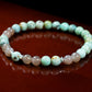 Positivity and Healing Bracelet - AAA Quality Peruvian Turquoise and AAA Brown Moonstone with .925 Sterling Silver - 6mm