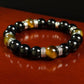 Protection/Abundance - AAA Quality Blue & Yellow Tiger’s Eye/AAA Quality Red Tiger’s Eye/.925 Sterling Silver Accent Beads - 10mm