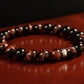 Motivation/Drive - AAA Quality Natural Red Tiger’s Eye with .925 Sterling Silver Accents -  8mm