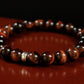 Motivation/Drive - AAA Quality Natural Red Tiger’s Eye with .925 Sterling Silver Accents -  8mm