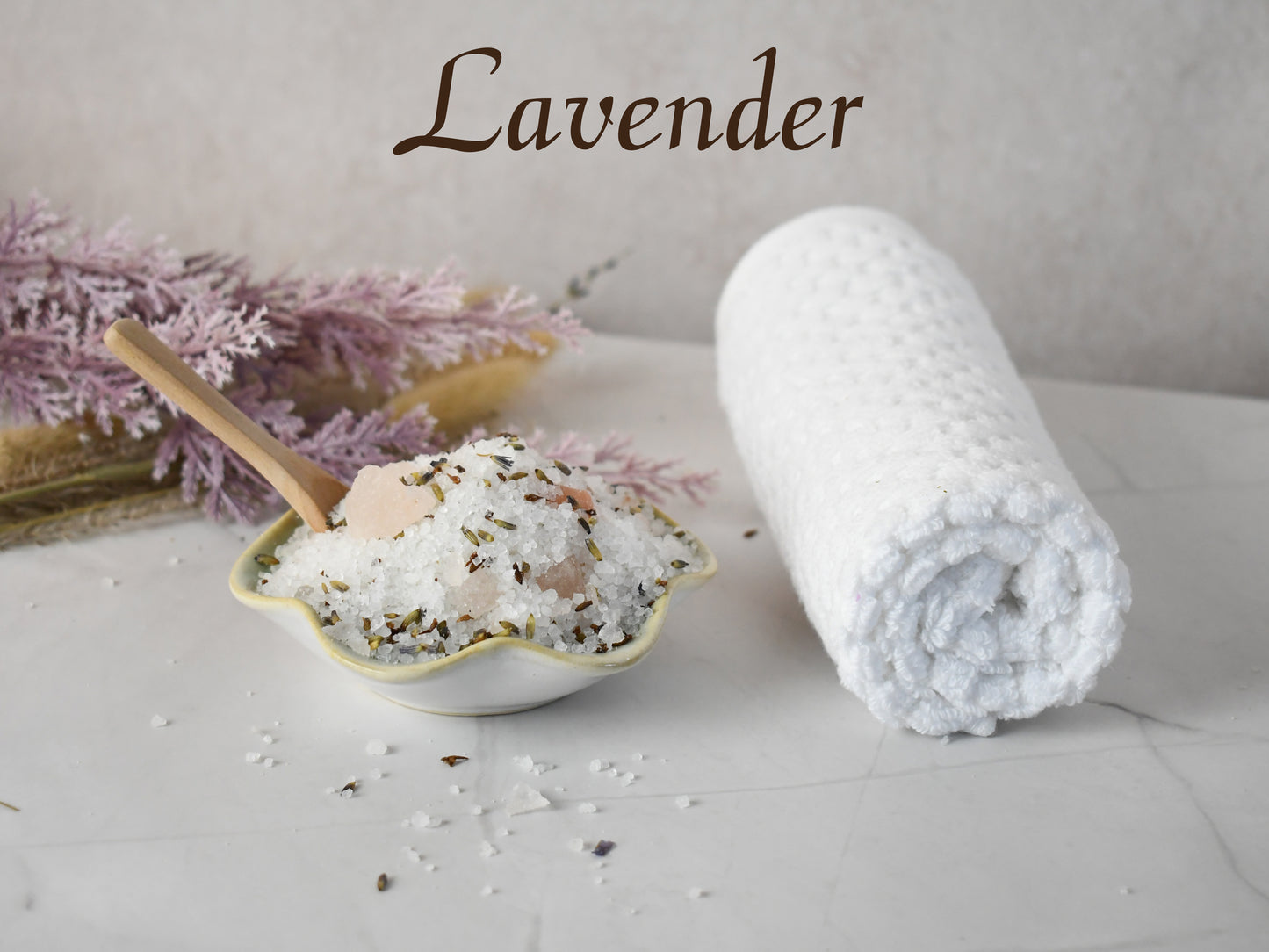 All Organic Lavender Relaxing Bath Salt - Organic Essential Oils