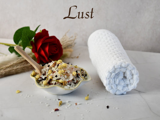 All Organic Lust Intention Bath Salt - Organic Essential Oils