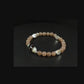 Achievement/Adaptation - AAA Quality TIBETAN Agate/AAA Quality Chocolate Peach Moonstone/.925 Sterling Silver Seed Beads