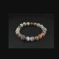 Guidance - AAAAA Quality Natural Botswana Agate/.925 Sterling Silver V Bali Bead Accents - 6 or 8mm