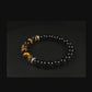 Strength/Power/Prosperity - AAA Quality Natural Yellow Tiger’s Eye/AAA Quality Natural Black Onyx - 8mm